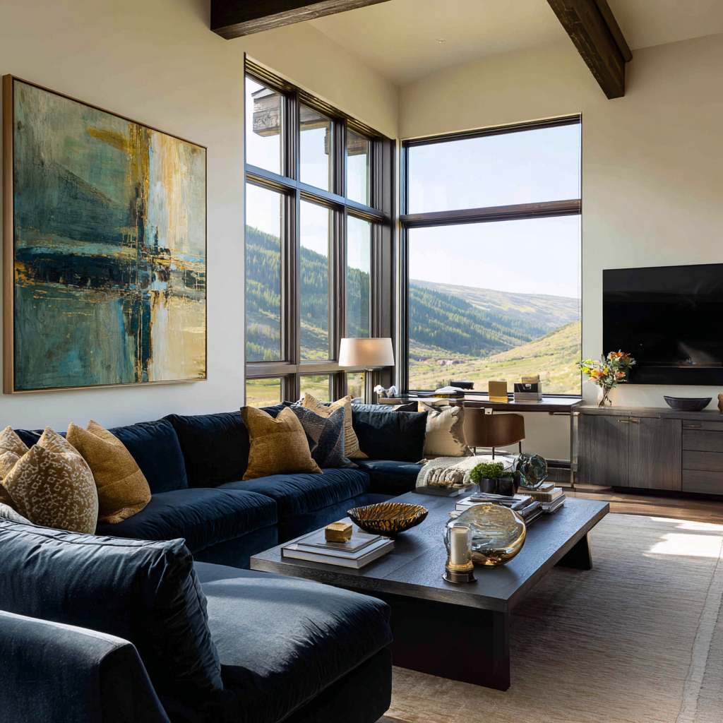 Spacious living room at TMC Helpline in Oceanside, California
